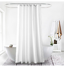 Штора для ванной Carnation Home Fashions Modesty 200х200 см, белый