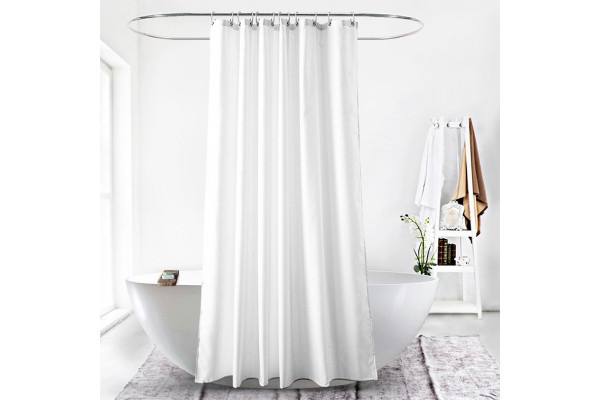 Штора для ванной Carnation Home Fashions Modesty 200х200 см, белый