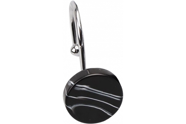 Крючки для шторы Carnation Home Fashions Marble Black MRB-BT/16 черный мрамор
