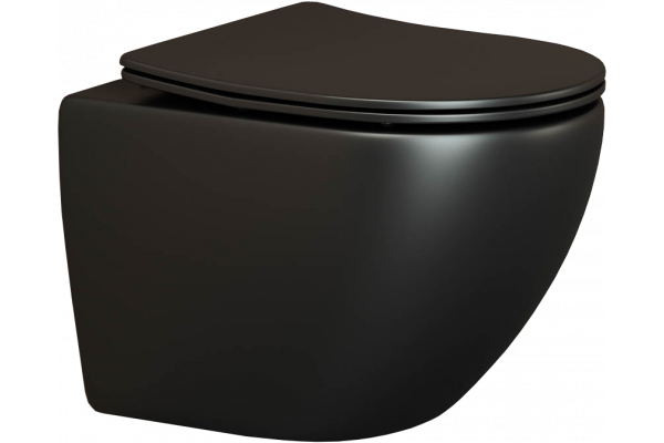 Унитаз подвесной Ceramicanova Metropol CN4002MB безободковый