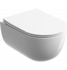 Унитаз подвесной Ceramicanova Modena Rimless CN6063, белый