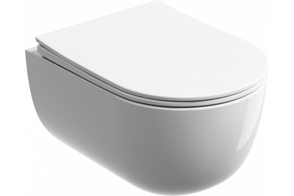 Унитаз подвесной Ceramicanova Modena Rimless CN6063, белый