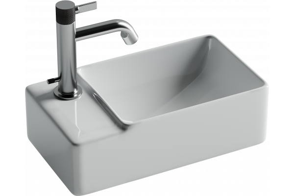 Рукомойник Ceramicanova Element CN5046 L белый глянцевый