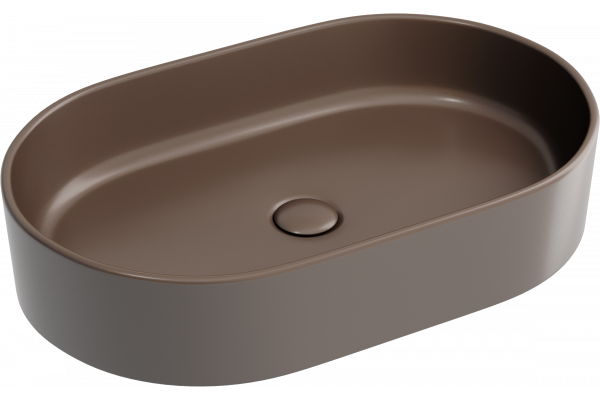 Раковина Ceramicanova Element CN6048MDB темно-коричневая матовая