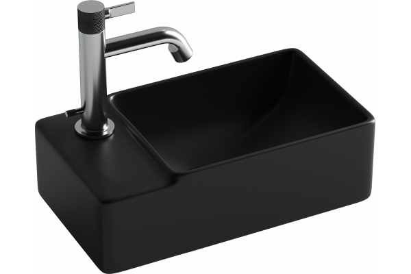 Рукомойник Ceramicanova Element CN5046MB L черный матовый