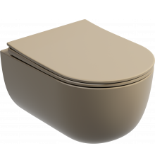 Унитаз подвесной Ceramicanova Modena Rimless CN6063MC, капучино