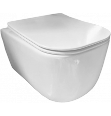 Унитаз подвесной Ceramicanova New Day CN3005 с микролифтом, безободковый