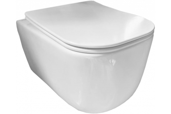 Унитаз подвесной Ceramicanova New Day CN3005 с микролифтом, безободковый