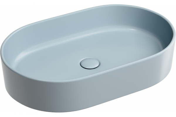 Раковина Ceramicanova Element CN6048MHL серо-голубая матовая