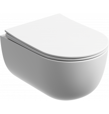 Унитаз подвесной Ceramicanova Modena Rimless CN6063MW, белый