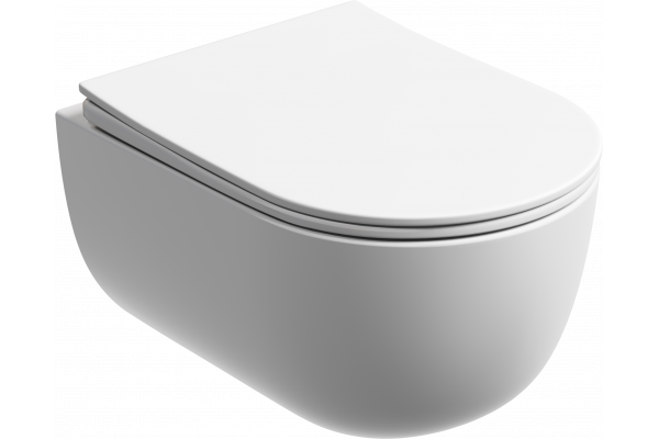 Унитаз подвесной Ceramicanova Modena Rimless CN6063MW, белый