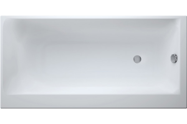 Акриловая ванна Cersanit Smart L 170x80 см, с ножками