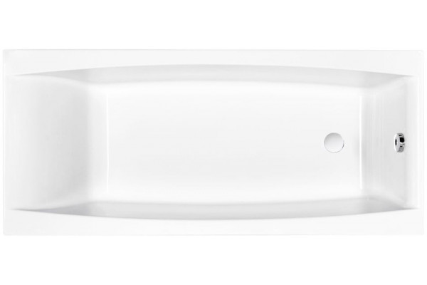 Акриловая ванна Cersanit Virgo WP-VIRGO*170-W 170x75 см, с ножками, ультрабелая