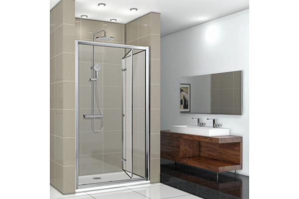 Душевая дверь в нишу Cerutti Spa Bella D81T 80 см, профиль хром