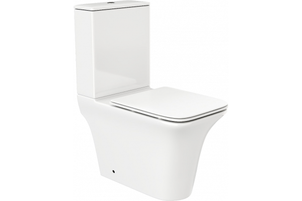 Унитаз-компакт Cerutti Spa Nivolet 8457 безободковый, с микролифтом