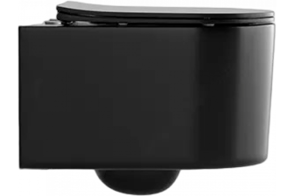 Унитаз подвесной Cerutti Spa Tanaro Aria 9238 MB безободковый, с микролифтом, черный матовый