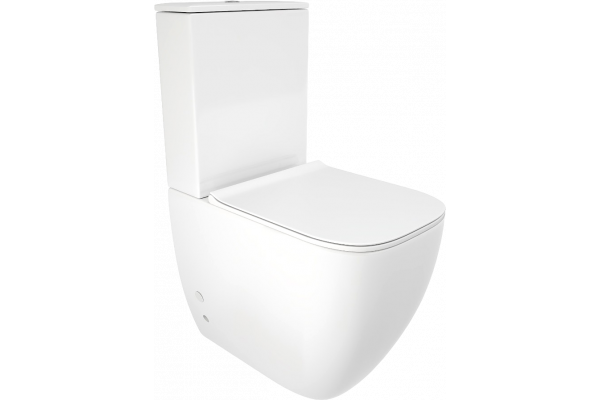 Унитаз-компакт Cerutti Spa Chika 8708 безободковый, с микролифтом
