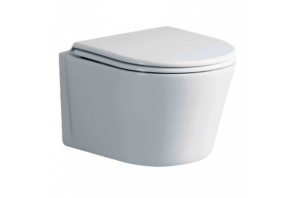 Унитаз подвесной Cerutti Spa Santa Aria CT9666 безободковый, с микролифтом