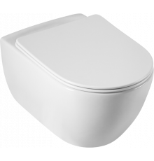 Унитаз подвесной Cezares Comfort CZR-191-TH/BS безободковый, с функцией биде