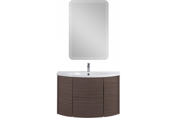Мебель для ванной Cezares Eden 91 rovere scuro soft, раковина 50177