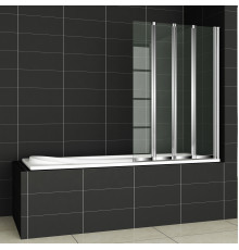 Шторка на ванну Cezares Pratico V4 100/140 C Cr