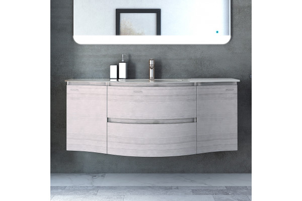Тумба с раковиной Cezares Vague 140 rovere sbiancato