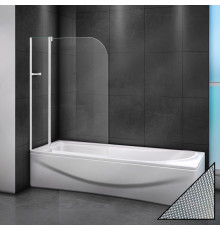 Шторка на ванну Cezares Relax V-11-100/140-P-Bi-L стекло punto