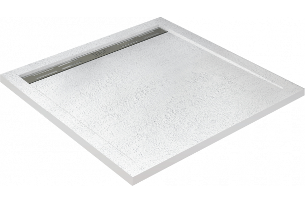 Поддон для душа Cezares TRAY-AS-A-100-30-W 100x100, с сифоном, белый