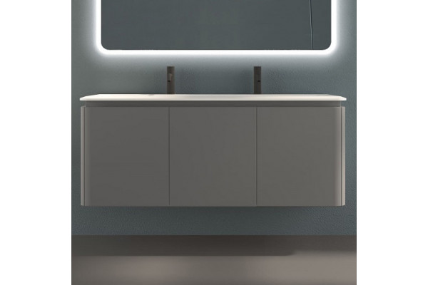 Тумба с раковиной Cezares Stylus 140, grigio nuvola