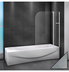 Шторка на ванну Cezares Relax V-11-100/140-P-Bi-R стекло punto