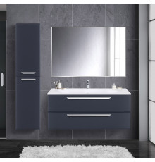 Мебель для ванной Cezares Eco 120, grafito, 2 ящика, ручки хром