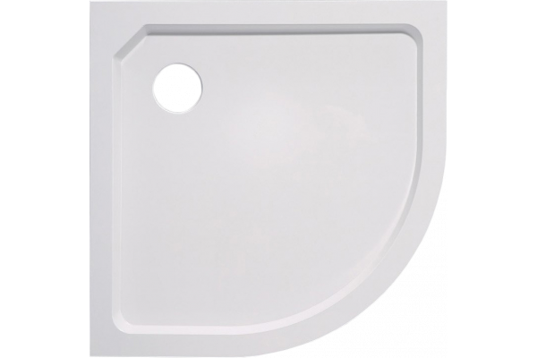 Поддон для душа Cezares Tray SMC TRAY-SMC-R-80-550-150-W R 80x80, с сифоном