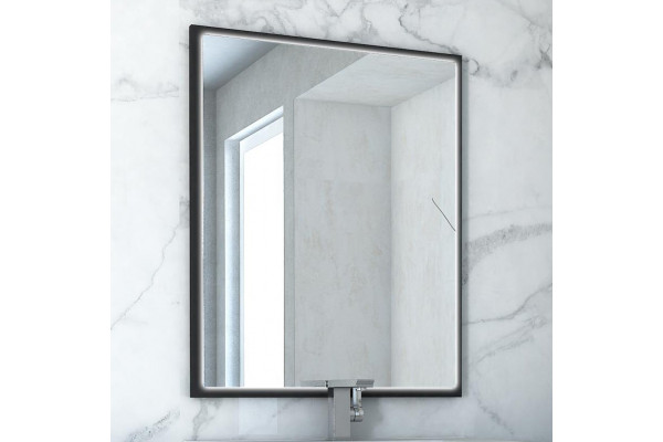 Зеркало Cezares Tiffany 45044 90x73 nero grafite, с LED-подсветкой