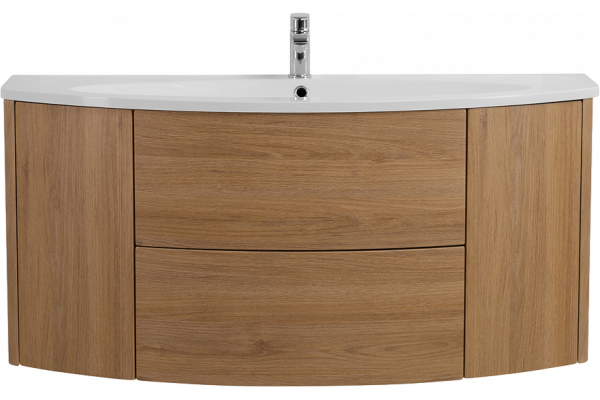 Тумба с раковиной Cezares Eden 120 rovere tabacco, раковина 50178