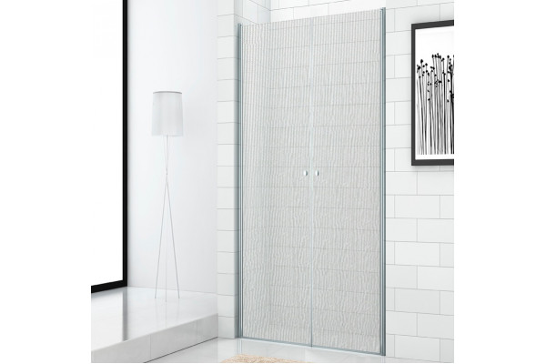 Душевая дверь в нишу Cezares Eco ECO-O-B-2-90-P-Cr стекло punto