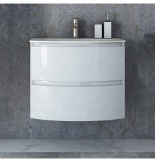 Тумба с раковиной Cezares Vague 70 bianco lucido