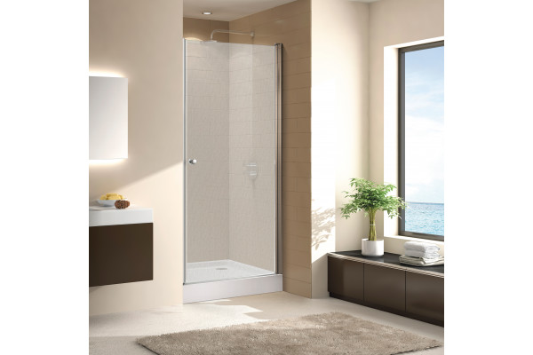 Душевая дверь в нишу Cezares Eco ECO-O-B-1-80-P-Cr стекло punto