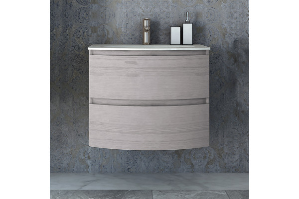 Тумба с раковиной Cezares Vague 70 rovere sbiancato