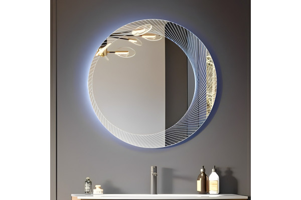 Зеркало круглое Cezares 45053 80x80 с LED-подсветкой