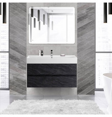 Мебель для ванной Cezares Molveno 46 100 antracite, с раковиной Cezares CZR-MIL-100-LVB