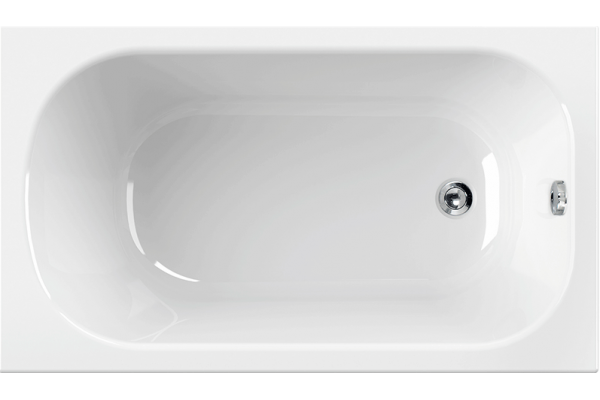 Акриловая ванна Cezares Eco 130x70 см, с ножками