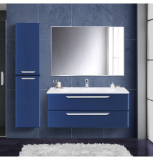 Мебель для ванной Cezares Eco 120, sapfiro, 2 ящика, ручки хром