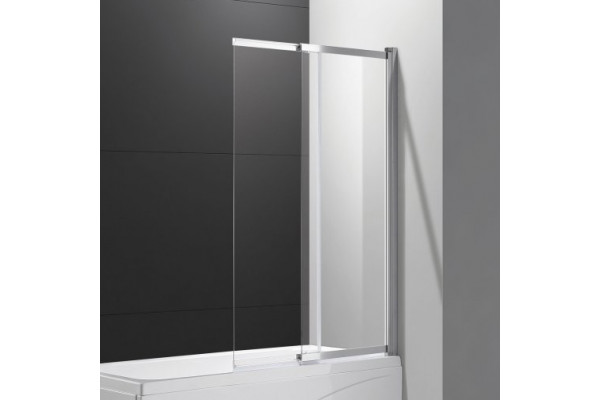 Шторка на ванну Cezares Slider VF-11-100/150-C-Cr стекло прозрачное