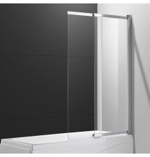 Шторка на ванну Cezares Slider VF-11-80/150-C-Cr стекло прозрачное