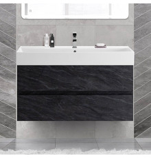 Тумба с раковиной Cezares Molveno 46 100 antracite, с раковиной Cezares CZR-MIL-100-LVB