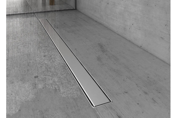 Душевой лоток CK DRAIN AQCP11-70 Plain 70 см, щелевая  решетка из нержавеющей стали, с рамкой