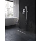 Душевой лоток CK DRAIN VERA-SAQUA014 60 см, двойной, с мокрым затвором, щелевой, из нержавеющей стали, с решеткой