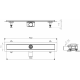 Душевой лоток CK DRAIN AQPP01-90 Steel 90 см, из нержавеющей стали, дизайн решетка из нержавеющей стали