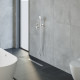 Душевой лоток CK DRAIN AQCP11-60 Plain 60 см, щелевая  решетка из нержавеющей стали, с рамкой