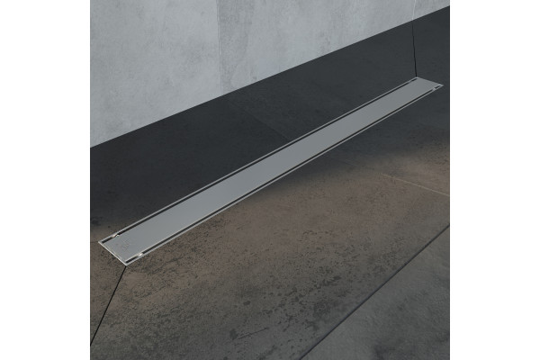 Душевой лоток CK DRAIN AQCP11-60 Plain 60 см, щелевая  решетка из нержавеющей стали, с рамкой